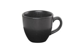 FILIŻANKA DO ESPRESSO COAL 80 ml BEZ SPODKA PORCELANA PORLAND SEASONS CZARNA