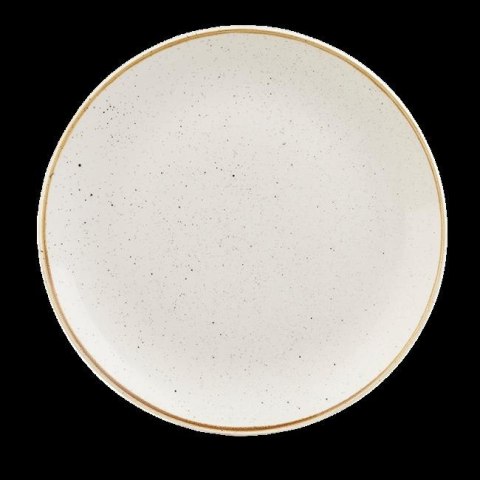 TALERZ PŁYTKI STONECAST BARLEY WHITE 16,5 cm PORCELANA CHURCHILL