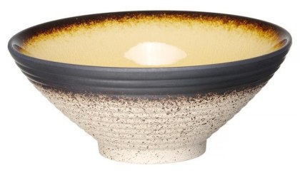 MISKA STOŻKOWA TOPAZ 22,5 cm FINE DINE EARTH COLOURS KAMIONKA ŻÓŁTA, 781807