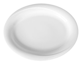 PÓŁMISEK GOURMET 29 x 23 cm PORCELANA BIAŁA