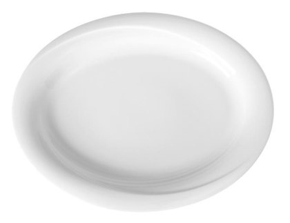 PÓŁMISEK GOURMET 29 x 23 cm PORCELANA BIAŁA