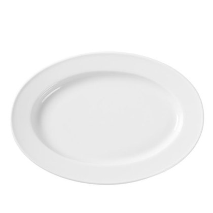 PÓŁMISEK OWALNY BIANCO 21 x 14 cm BIAŁY PORCELANA FINE DINE 799277