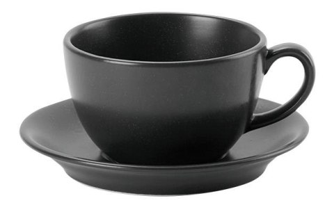 SPODEK COAL 16 cm DO FILIŻANKI CZARNY PORCELANA PORLAND SEASONS 04ALM001516