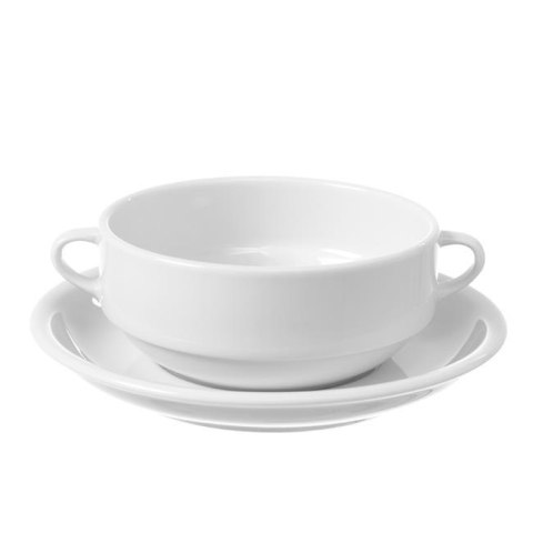 SPODEK DO BULIONÓWKI BIANCO BIAŁY PORCELANA FINE DINE 799390