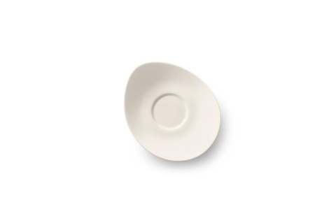 SPODEK EVOLUTION 18,5 x 15,5 cm DO FILIŻANKI 250 ml PORCELANA KREMOWA