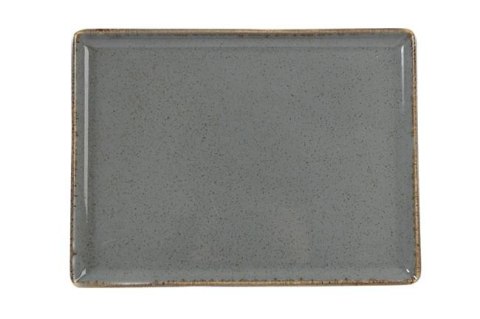 04ALM002456 TACA PROSTOKĄTNA STONE 35 x 26 cm SZARA PORCELANA PORLAND -1