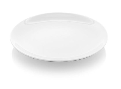 TALERZ PŁYTKI BEZ RANTU BIANCO 21 cm BIAŁY PORCELANA FINE DINE 770122