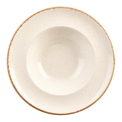 TALERZ DO PASTY SAND 30 cm PORCELANA KREMOWA 04ALM002250