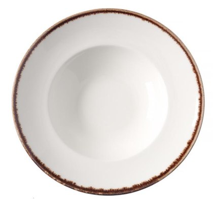 TALERZ DO PASTY VANILLA 27 cm PORCELANA FINE DINE EARTH COLOURS