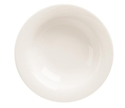 TALERZ GŁĘBOKI STORM 25 cm PORCELANA KREMOWA