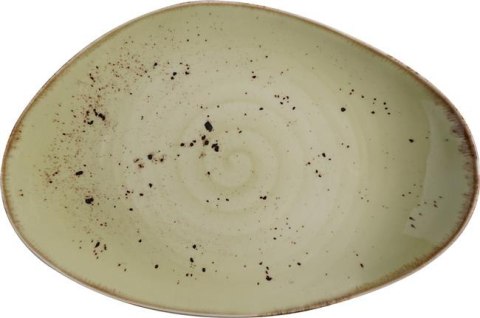 TALERZ O ORGANICZNYM KSZTAŁCIE OLIVE 35 x 21 cm PORCELANA FINE DINE EARTH COLOURS 778036