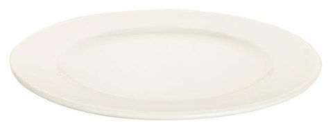 TALERZ PŁYTKI CREMA 20 cm PORCELANA KREMOWA