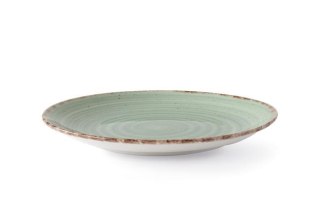 TALERZ PŁYTKI NEFRYT 27 cm PORCELANA FINE DINE ZIELONY 774526