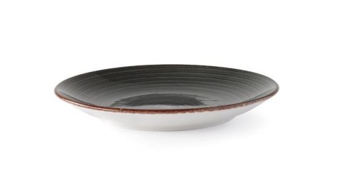 TALERZ PŁYTKI ONYX 21 cm PORCELANA FINE DINE EARTH COLOURS CZARNA