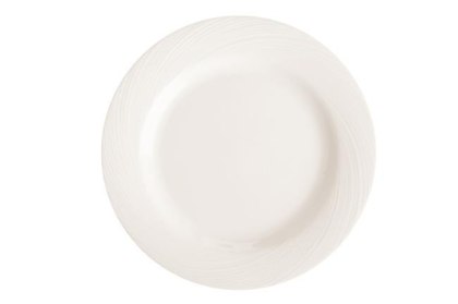 TALERZ PŁYTKI STORM 22 cm PORCELANA KREMOWA