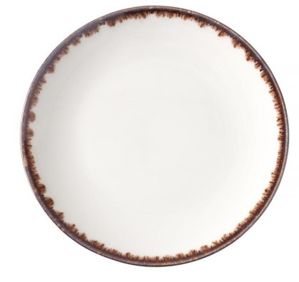 TALERZ PŁYTKI VANILLA 24 cm PORCELANA FINE DINE EARTH COLOURS