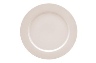 TALERZ PŁYTKI Z PŁASKIM RANTEM DOVE 16 cm PORCELANA PORLAND KREMOWA