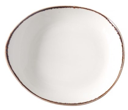 TALERZ PREZENTACYJNY VANILLA 27 x 24 cm PORCELANA FINE DINE EARTH COLOURS