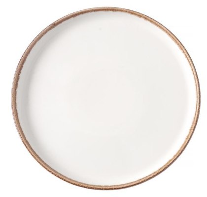 TALERZ Z WYSOKIM RANTEM VANILLA 21 cm PORCELANA FINE DINE EARTH COLOURS