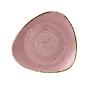 TALERZ TRÓJKĄTNY PŁYTKI STONECAST PETAL PINK 22,9 cm RÓŻOWY PORCELANA CHURCHILL SPPSTR91