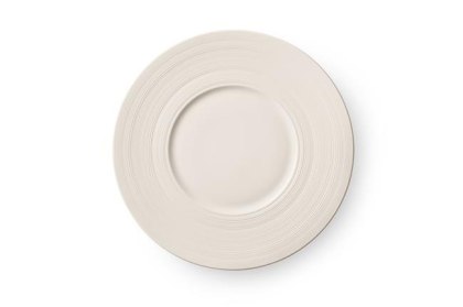 TALERZ Z SZEROKIM RANTEM MANHATTAN 160mm PORCELANA