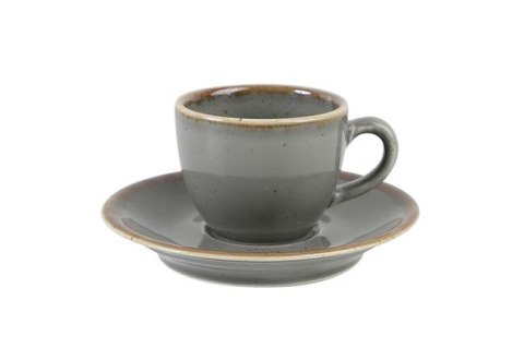 04ALM002499 FILIŻANKA DO ESPRESSO STONE 80 ml SZARA BEZ SPODKA PORCELANA PORLAND -4