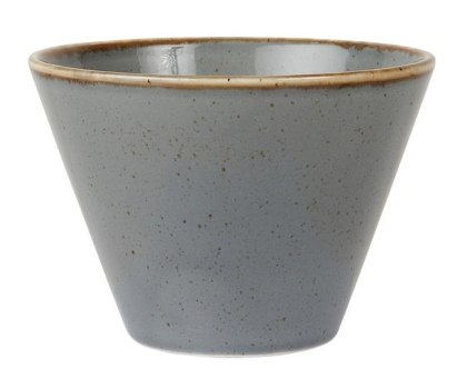 MISKA STOŻKOWA DIPÓWKA STONE 50 ml 6 cm SZARA PORCELANA PORLAND 04ALM002459