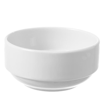 MISKA SZTAPLOWANA BIANCO 380 ml, 12 cm BIAŁA PORCELANA FINE DINE 799451