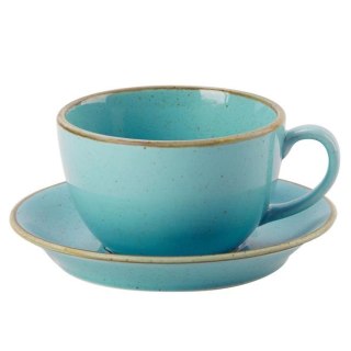 SPODEK DO ESPRESSO LAGUNA 12 cm PORCELANA NIEBIESKA 04ALM001725