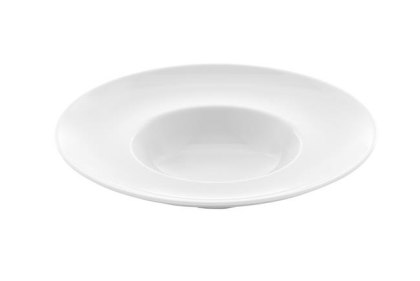 TALERZ GŁĘBOKI Z SZEROKIM RANTEM BIANCO 27 cm BIAŁY PORCELANA