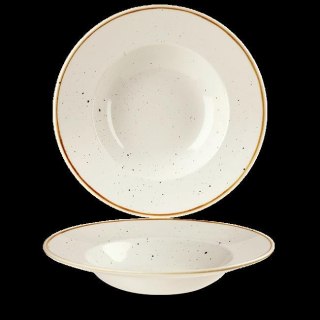 TALERZ DO PASTY STONECAST BARLEY WHITE 28 cm PORCELANA CHURCHILL