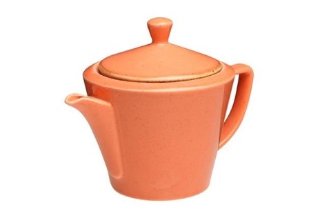 04ALM001489 DZBANEK DO HERBATY KAWY AMBER 500ml POMARAŃCZOWY PORCELANA PORLAND -1