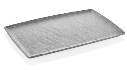 Półmisek bufetowy Rock GN 1/1 szary z melaminy 530×325 mm Fine Dine 562390