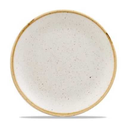 TALERZ PŁYTKI STONECAST BARLEY WHITE 16,5 cm PORCELANA CHURCHILL