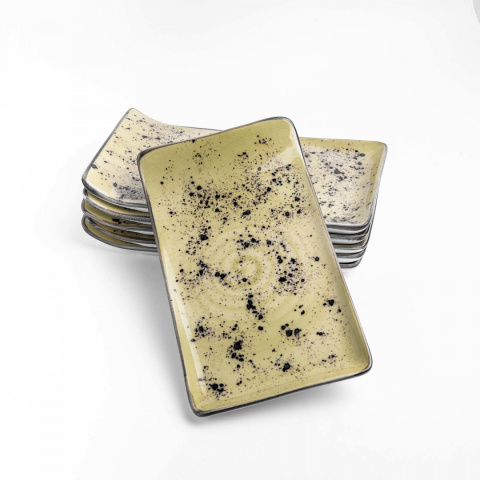 TALERZ SERWINGOWY OLIVE 21,5 x 9 cm PORCELANA FINE DINE EARTH COLOURS