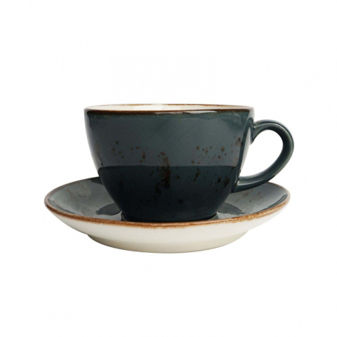 778708 SPODEK ARANDO 11,5 cm SZARY DO FILIŻANKI DO ESPRESSO PORCELANA FINE DINE EARTH COLOURS -2