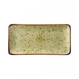 TALERZ PROSTOKĄTNY OLIVE 30 x 15 cm PORCELANA FINE DINE EARTH COLOURS ZIELONY