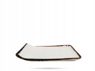 TALERZ SERWINGOWY VANILLA 21,5 x 18 cm PORCELANA FINE DINE EARTH COLOURS