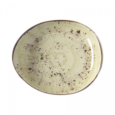 TALERZ PREZENTACYJNY OLIVE 27 x 24 cm PORCELANA FINE DINE EARTH COLOURS 779743