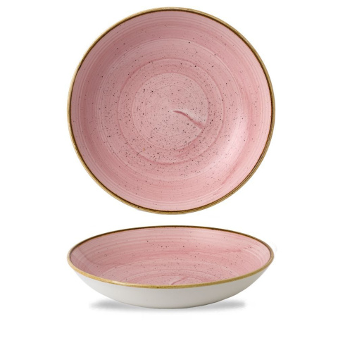 SPPSEVB91 MISKA COUPE STONECAST PETAL PINK 1136 ml RÓŻOWA PORCELANA CHURCHILL -2