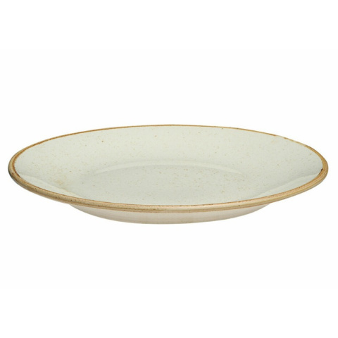 TALERZ PŁYTKI SAND 28 cm PORCELANA KREMOWA 04ALM001497