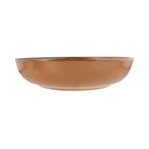 MISKA COUPE LYKKE BROWN 27 cm PORCELANA BRĄZ