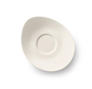 SPODEK EVOLUTION 18,5 x 15,5 cm DO FILIŻANKI 250 ml PORCELANA KREMOWA