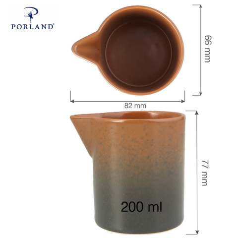 SOSJERKA LYKKE BROWN 200 ml PORCELANA BRĄZ