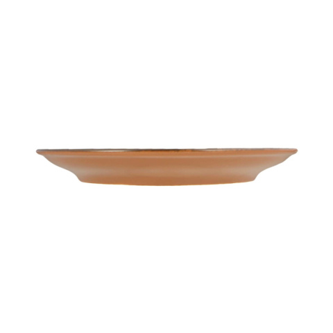 TALERZ PŁYTKI LYKKE BROWN 17 cm PORCELANA BRĄZ