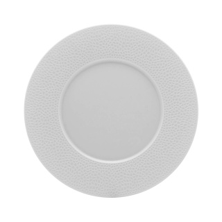 TALERZ PŁYTKI COLLECTION L FRAGMENT BLANC 24 cm PORCELANA BIAŁA