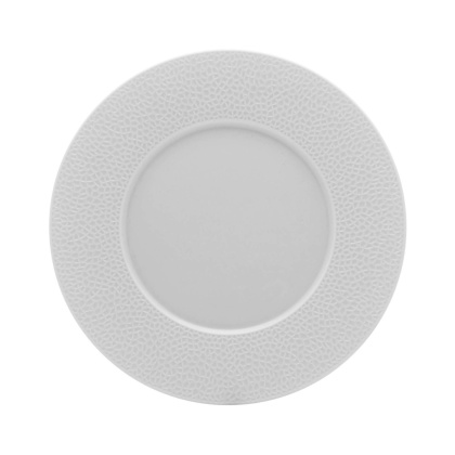 TALERZ PŁYTKI COLLECTION L FRAGMENT BLANC 24 cm PORCELANA BIAŁA