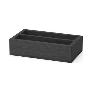 SKRZYNKA NA SZTUĆCE DWUDZIELNA MADEIRA BLACK 275x165x70 mm FINE DINE 504895