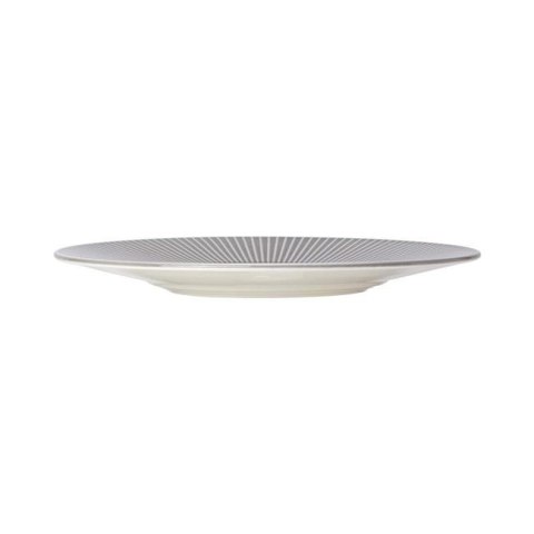 TALERZ GOURMET ZE ŚREDNIM RANTEM WILLOW MIST ø28,5 cm PORCELANA SZARA STEELITE 9114C1171