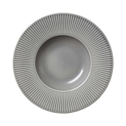 TALERZ DO PASTY WILLOW MIST ø28,5 cm PORCELANA SZARA STEELITE 9114C1176